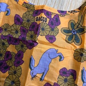 NWT BAGGU Standard Baggu Tote + Pouch Wild Rabbit Colorway